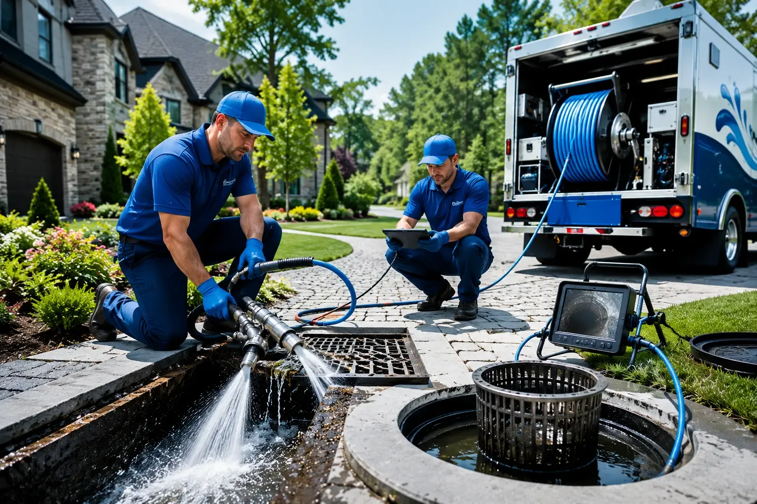 Local outdoor drain cleaning professionals in Lawn, PA